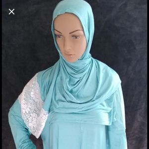 Dubai Prayer Dress attached Shayla Made Dubai UAE